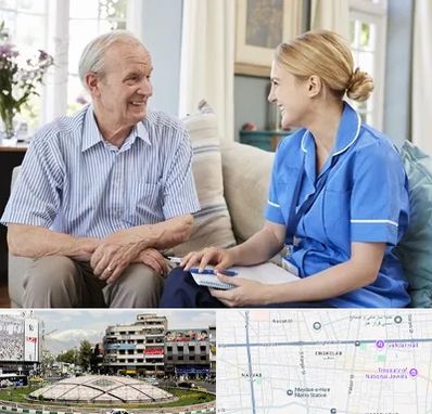 پرستار سالمند در مرکز تهران