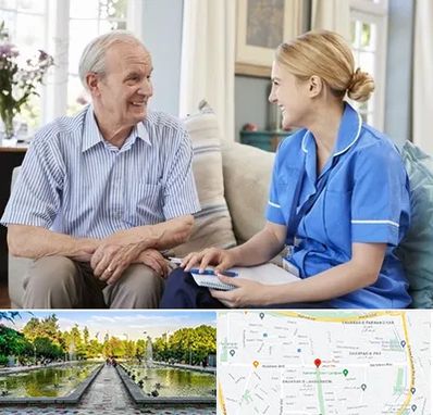 پرستار سالمند در سرسبز 