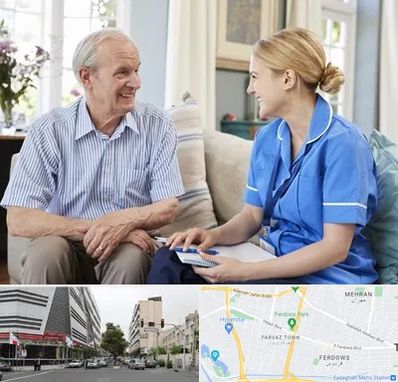 پرستار سالمند در بلوار فردوس 