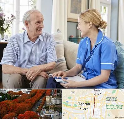 پرستار سالمند در ولیعصر 