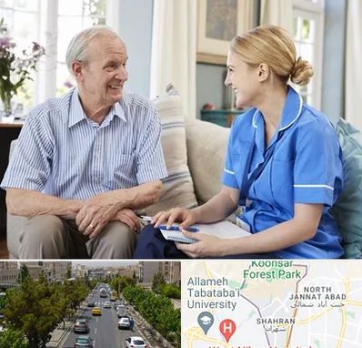 پرستار سالمند در شهران 