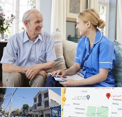 پرستار سالمند در افسریه 