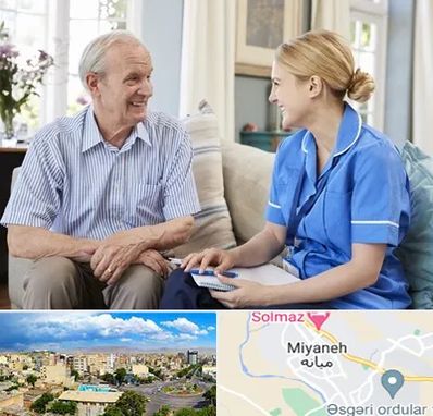 پرستار سالمند در میانه