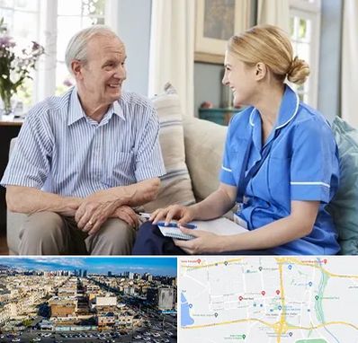 پرستار سالمند در شهرک راه آهن 