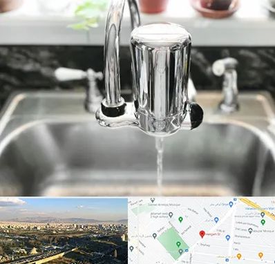 دستگاه تصفیه آب در هنگام 