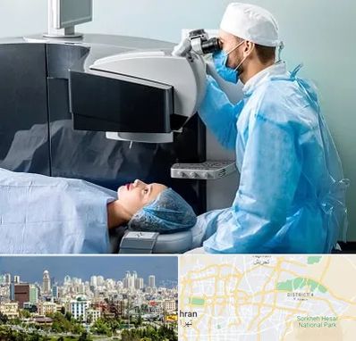 مرکز لیزیک چشم در شرق تهران