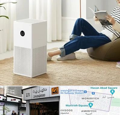 دستگاه تصفیه هوا در منیریه 