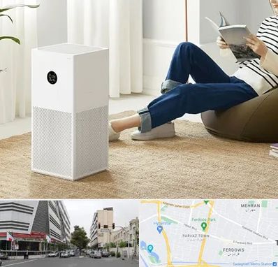 دستگاه تصفیه هوا در بلوار فردوس 