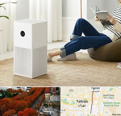 دستگاه تصفیه هوا در ولیعصر 