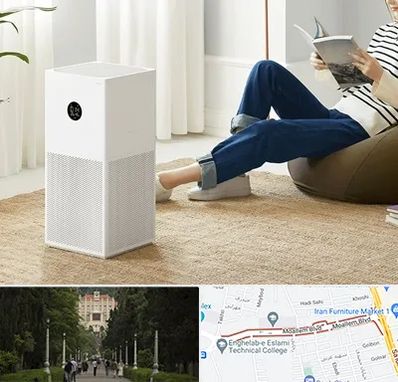 دستگاه تصفیه هوا در بلوار معلم رشت 