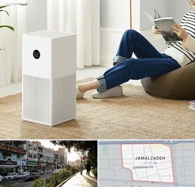 دستگاه تصفیه هوا در خیابان جمالزاده