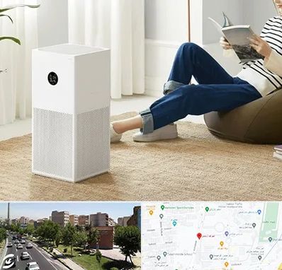 دستگاه تصفیه هوا در شهرک آزمایش 