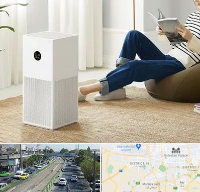 دستگاه تصفیه هوا در جنوب تهران 