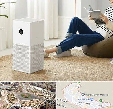 دستگاه تصفیه هوا در پرند