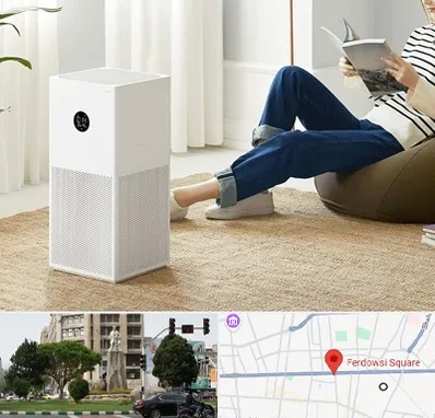 دستگاه تصفیه هوا در میدان فردوسی تهران