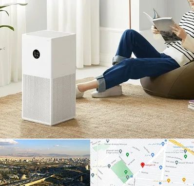 دستگاه تصفیه هوا در هنگام 