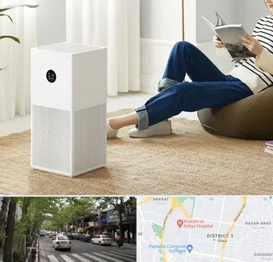 دستگاه تصفیه هوا در ظفر 