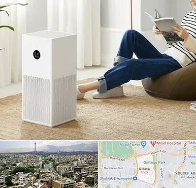 دستگاه تصفیه هوا در گیشا 