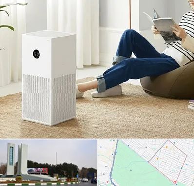 دستگاه تصفیه هوا در بلوار فلسیطین مشهد