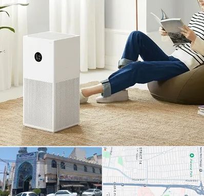 دستگاه تصفیه هوا در بلوار ابوذر