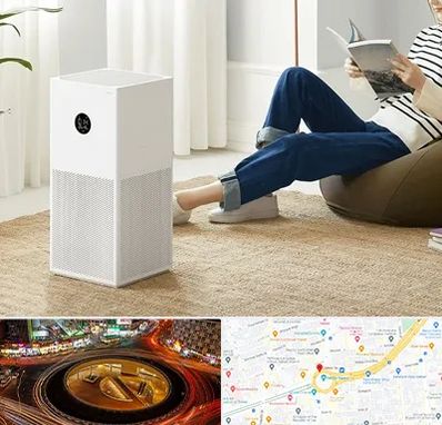 دستگاه تصفیه هوا در میدان ولیعصر 