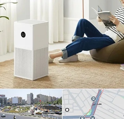 دستگاه تصفیه هوا در هفت تیر