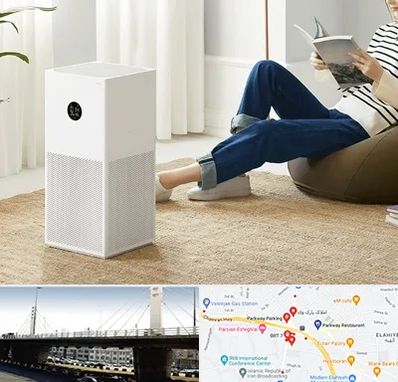 دستگاه تصفیه هوا در پارک وی 