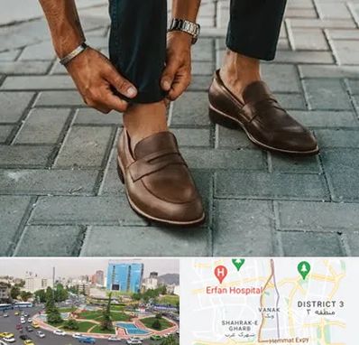 کفش کالج مردانه در ونک 