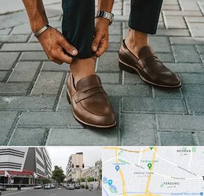 کفش کالج مردانه در بلوار فردوس 