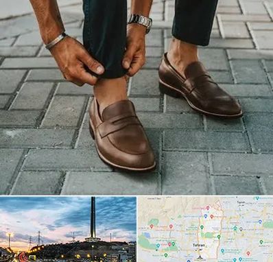 کفش کالج مردانه در منطقه 2 تهران 