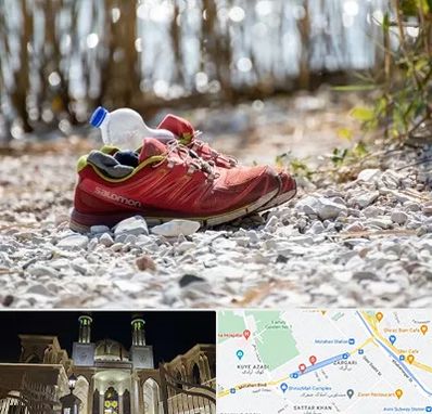 عمده فروشی کفش اسپرت در زرگری شیراز 