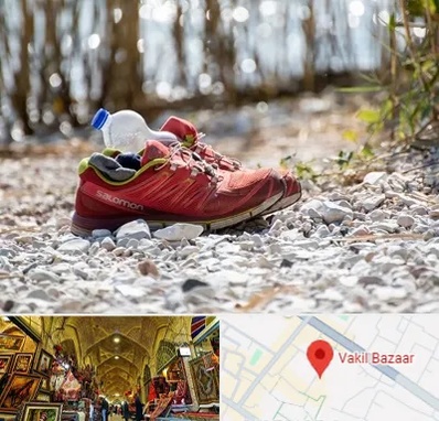 عمده فروشی کفش اسپرت در بازار وکیل شیراز