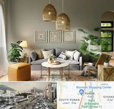 فروش لوازم دکوری و تزئینی در پونک 