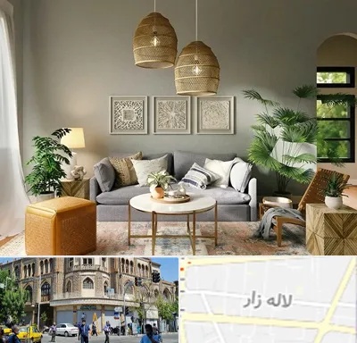 فروش لوازم دکوری و تزئینی در لاله زار