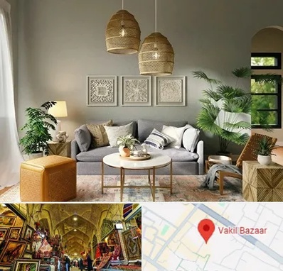فروش لوازم دکوری و تزئینی در بازار وکیل شیراز