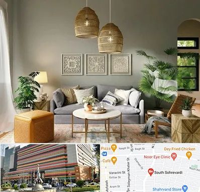 فروش لوازم دکوری و تزئینی در سهروردی 