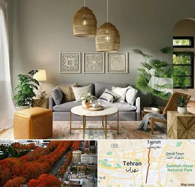 فروش لوازم دکوری و تزئینی در ولیعصر 