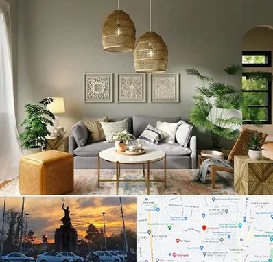 فروش لوازم دکوری و تزئینی در میدان حر 