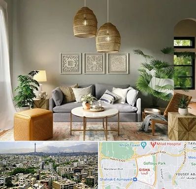 فروش لوازم دکوری و تزئینی در گیشا 