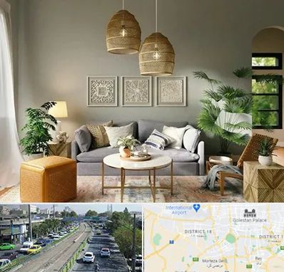 فروش لوازم دکوری و تزئینی در جنوب تهران 