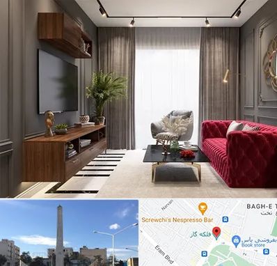 دکوراسیون داخلی در فلکه گاز شیراز 