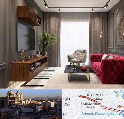دکوراسیون داخلی در فرمانیه 