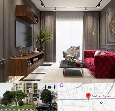 دکوراسیون داخلی در میدان فردوسی تهران
