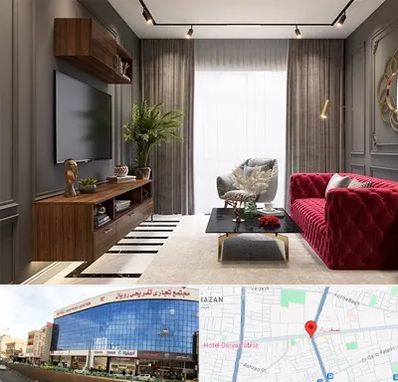 دکوراسیون داخلی در نصف راه تبریز