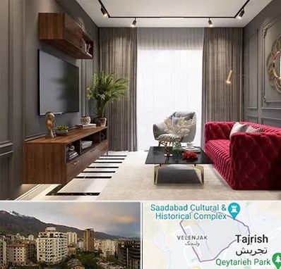 دکوراسیون داخلی در زعفرانیه 