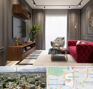 دکوراسیون داخلی در گیشا 