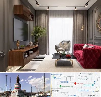 دکوراسیون داخلی در کارگر جنوبی 