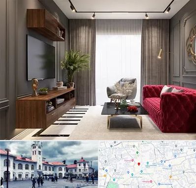 دکوراسیون داخلی در میدان شهرداری رشت 