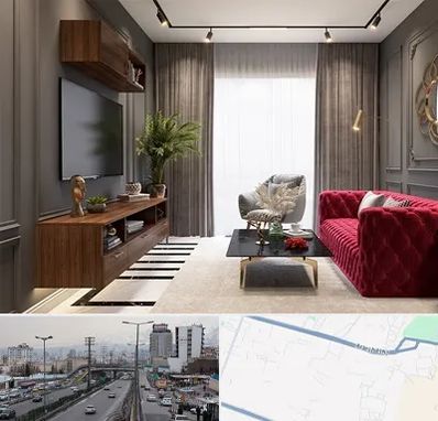 دکوراسیون داخلی در بلوار ارتش