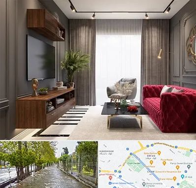 دکوراسیون داخلی در خیابان ارم شیراز 